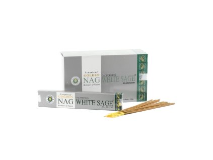 Vonné tyčinky - VIJAYSHREE GOLDEN - NAG WHITE SAGE